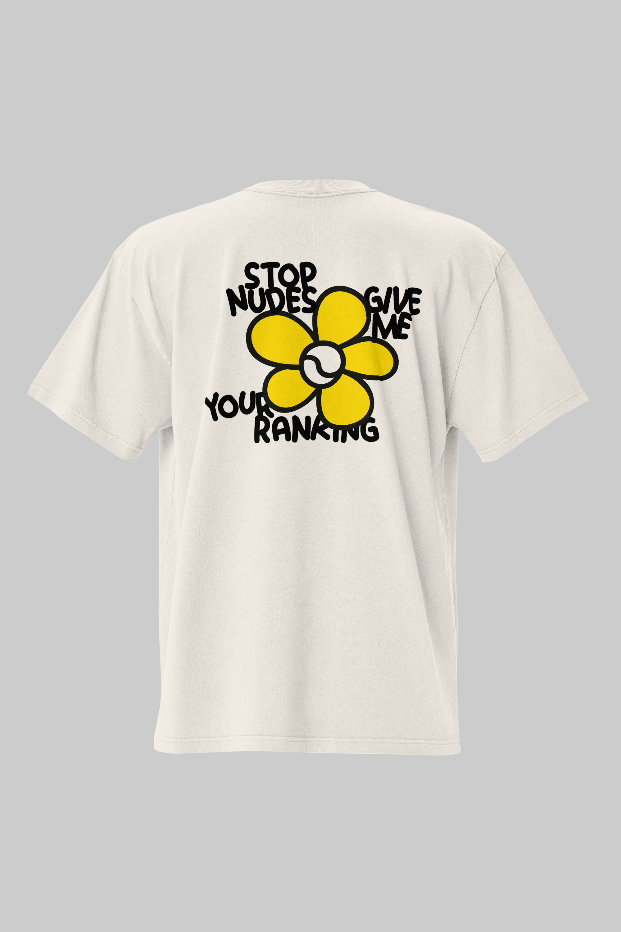 T-SHIRT OVERSIZED STOP NUDES