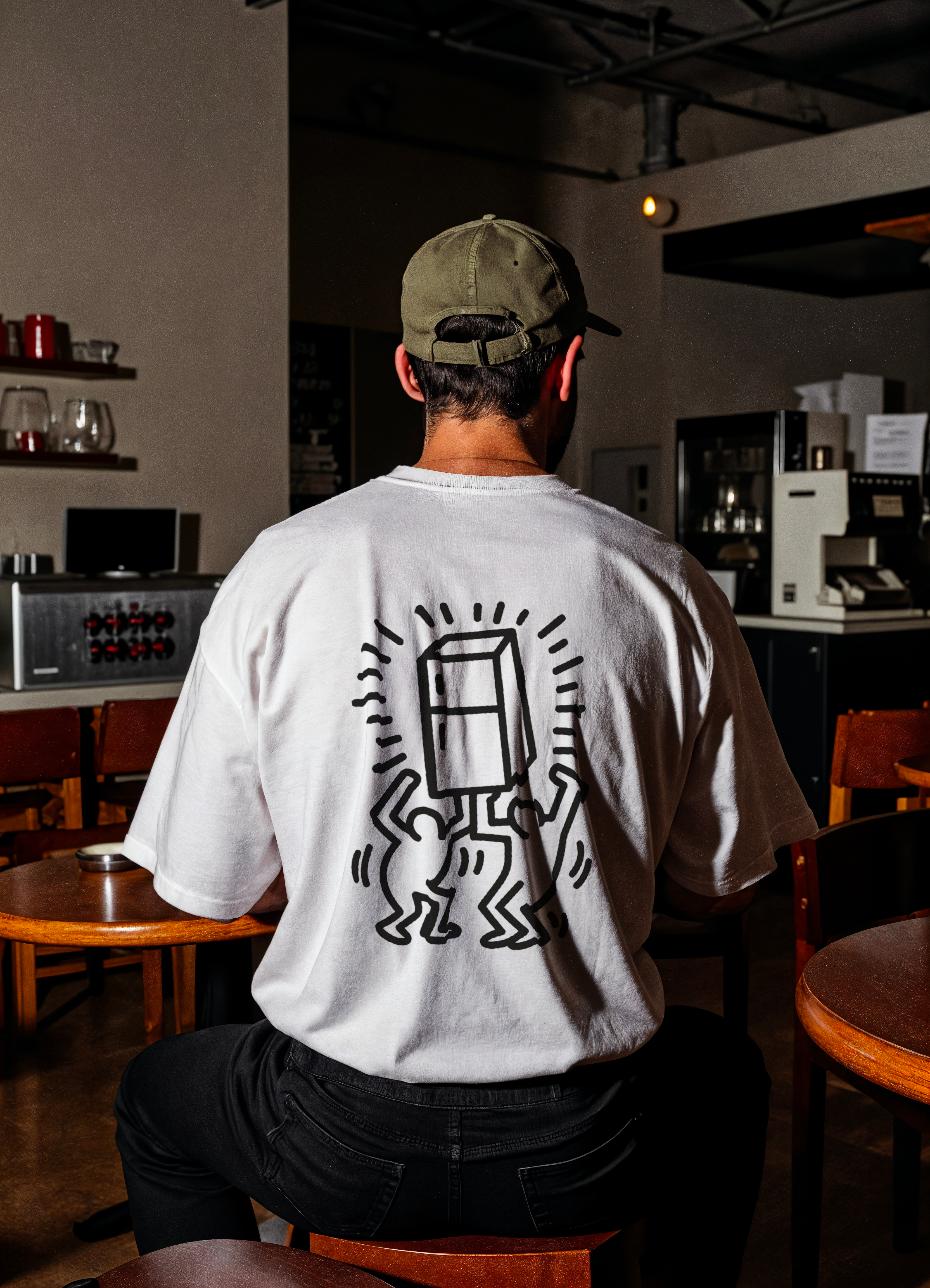 HEAVY FADED TEE BLACK - FRIGO