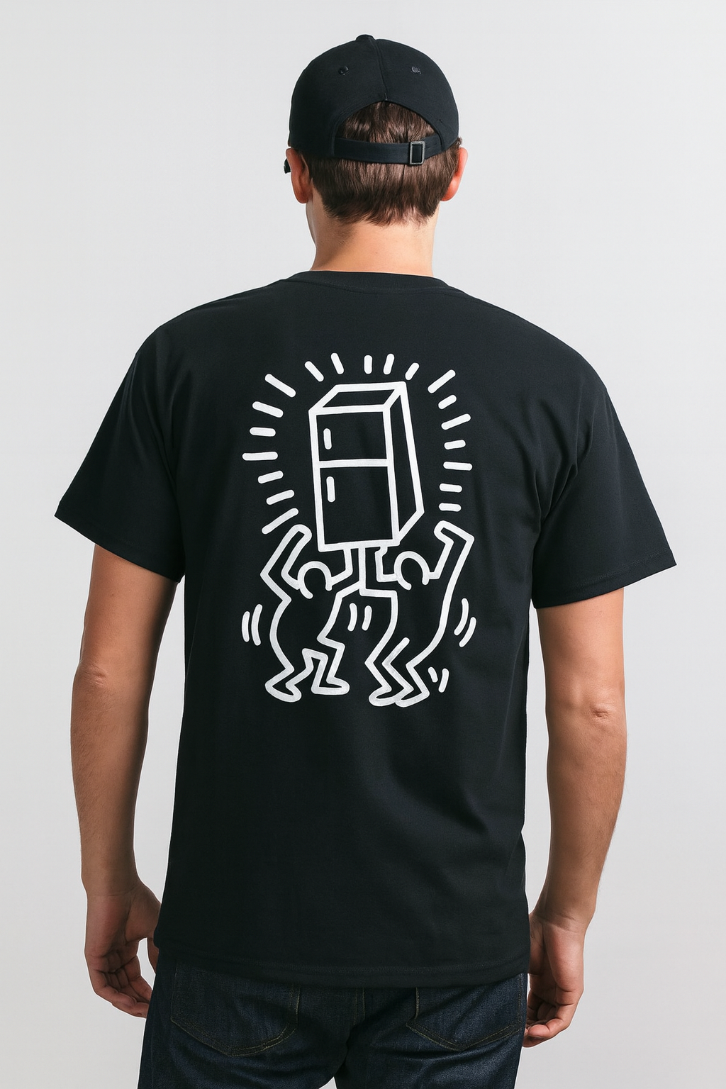 HEAVY FADED TEE BLACK - FRIGO