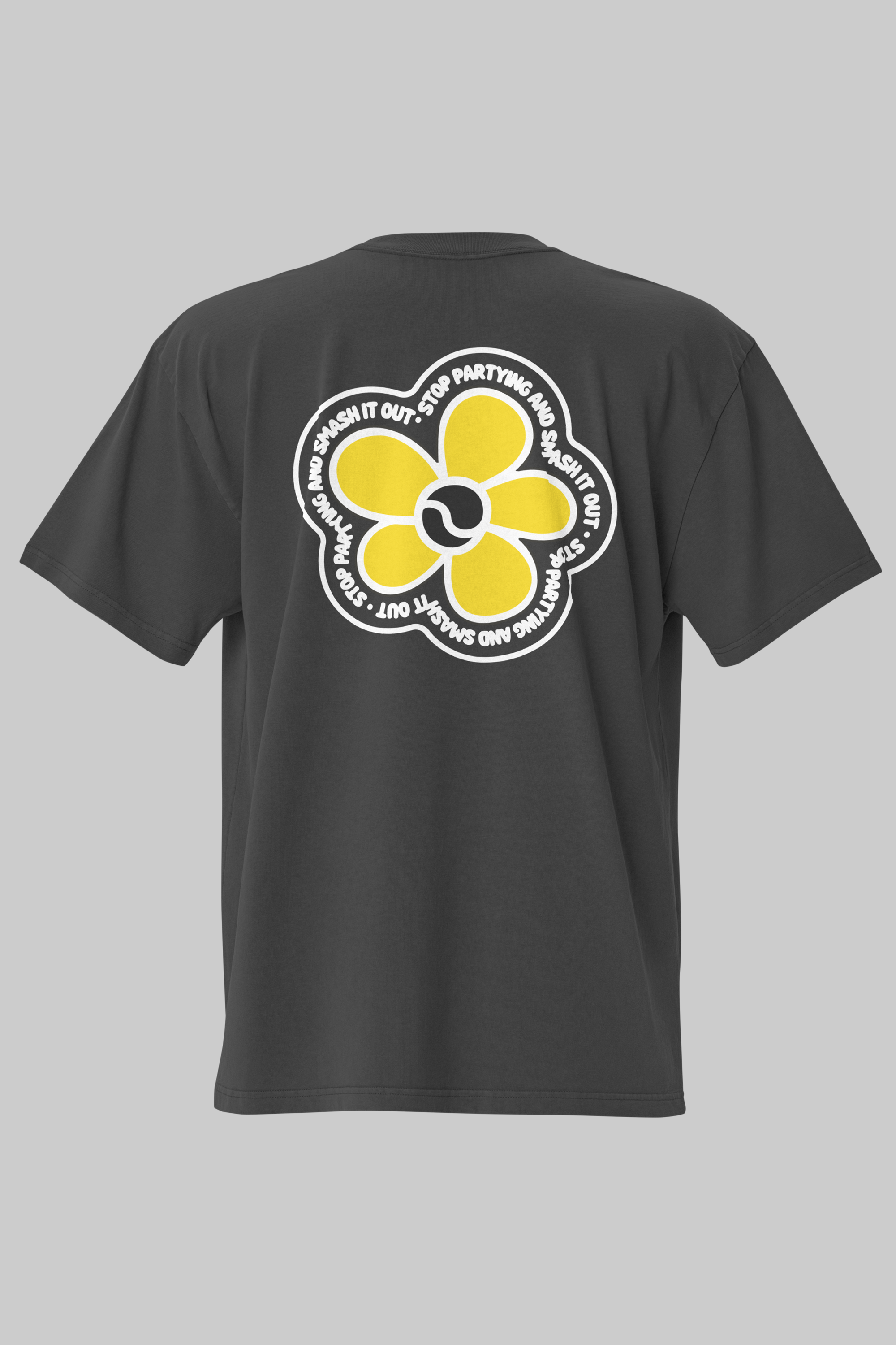 T-SHIRT OVERSIZED SMASH-IT NOIR