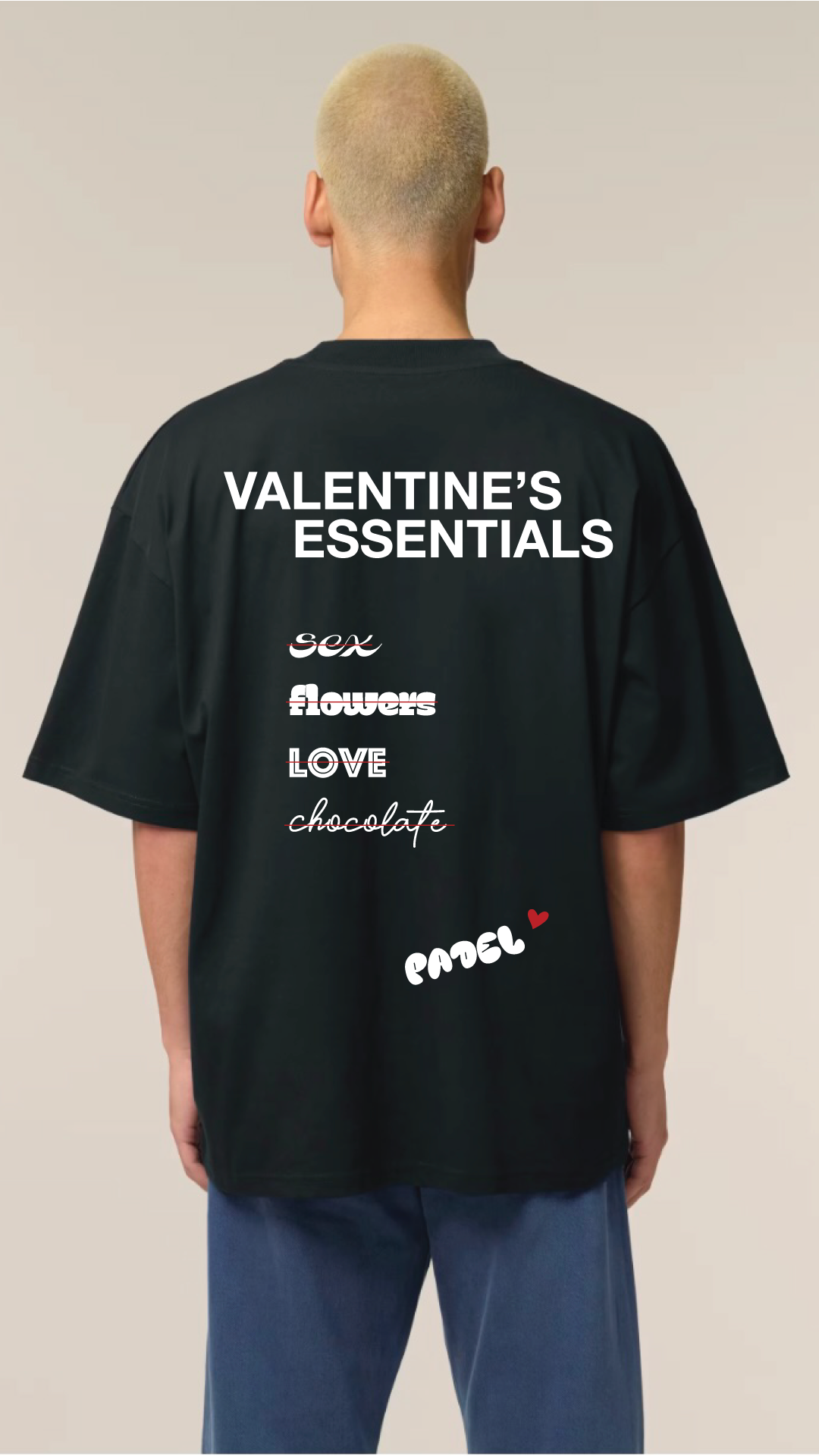 T-SHIRT OVERSIZE VALENTINE'S ESSENTIALS