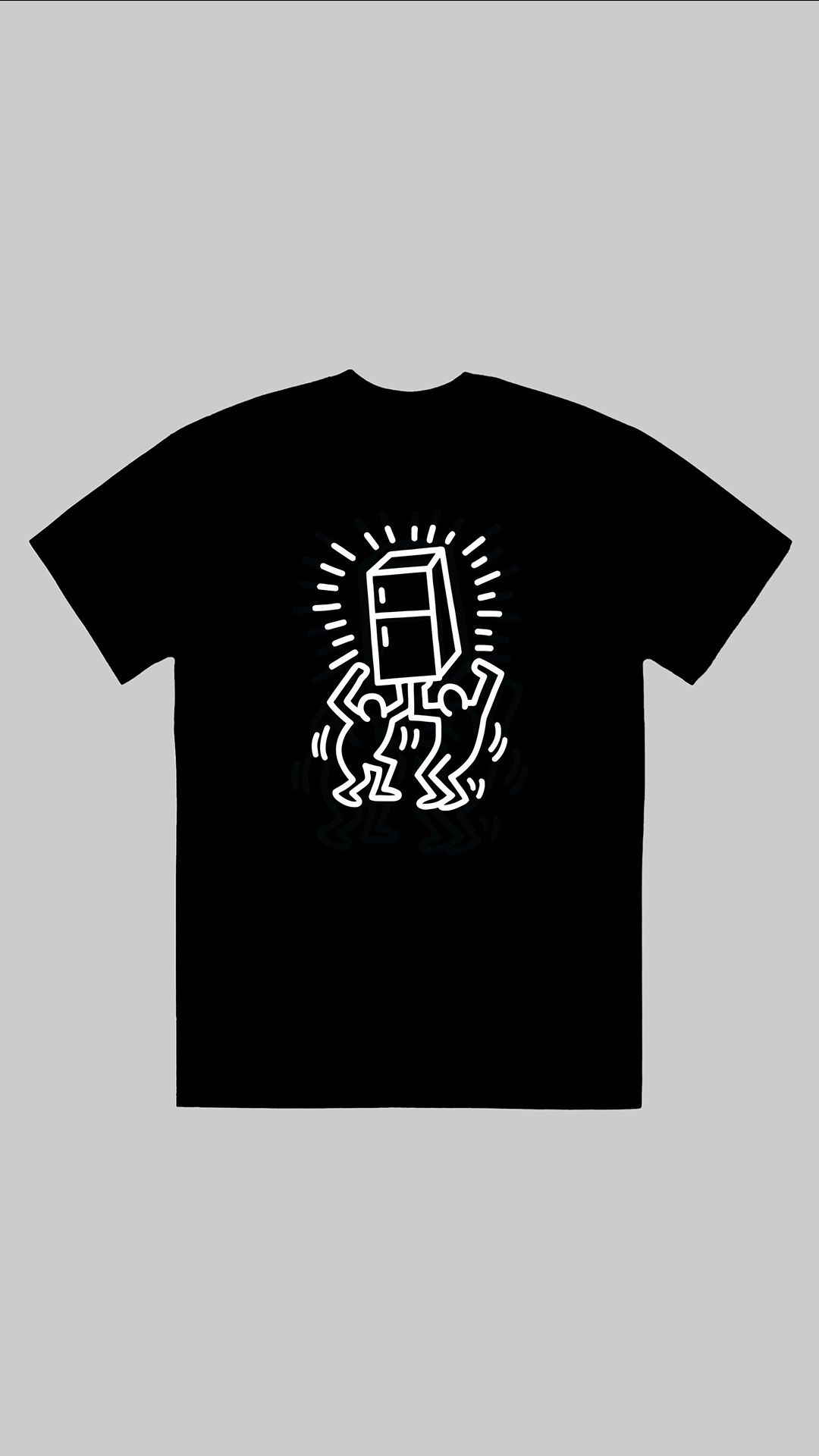 HEAVY FADED TEE BLACK - FRIGO