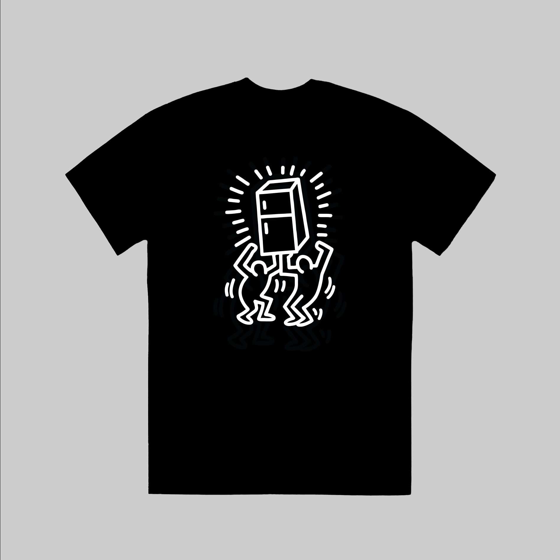 HEAVY FADED TEE BLACK - FRIGO